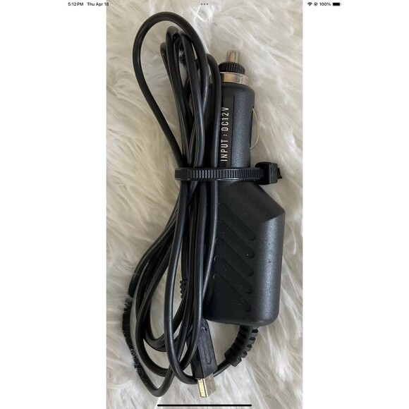 Nintendo DS Carrying Pouch Case Protector Black/Blue W/ 12V Car Charger Adapter - Picture 4 of 5